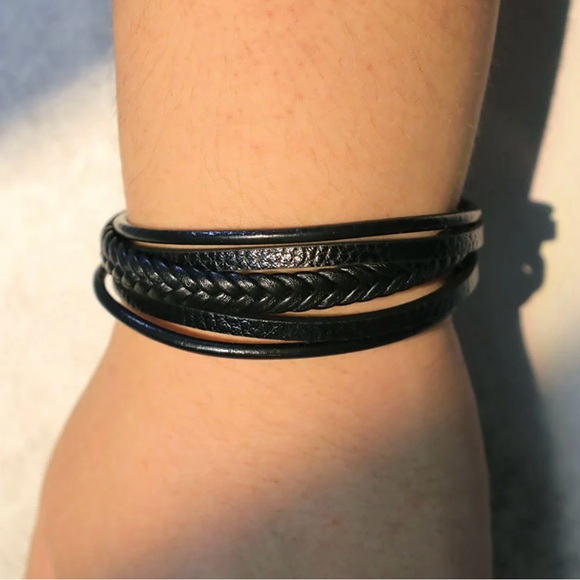 ⚜️🖤⚜️Buddha Stone | Leather bracelet - Unisex - Picture 3 of 14